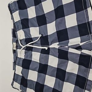 Old Navy Men's Swim Shorts Blue & White Drawstring Size M # #M-132